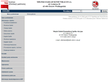 Tablet Screenshot of bip.mzk-ostrow.com.pl